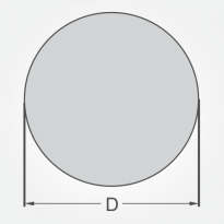 Diagram for Round steel bars